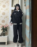 WHIM NASA棒球服外套男2025春季款寬松潮流撞色刺繡衛衣夾克美式休閑上衣服 杏色 XL （140-160斤） 曬單實(shí)拍圖