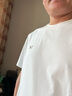 九牧王【3A抗菌 涼感】短袖T恤男士2025夏季薄款易打理圓領(lǐng)T恤父親節 標準版+白色+TT2EX2AB110 XL 180/100A(52) 曬單實(shí)拍圖