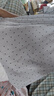 森馬（Semir）短袖襯衫女短款U領(lǐng)拼接波點(diǎn)繡花2025夏飛袖花苞上衣107425104060 曬單實(shí)拍圖