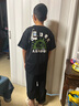 安德瑪（Under Armour）童褲男女童春夏速干梭織長褲運(yùn)動休閑梭織長褲兒童褲子252123506 黑色 160 曬單實(shí)拍圖