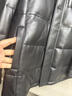 凱撒（KAISER）真皮皮衣男綿羊皮中老年真皮羽絨服男水貂領(lǐng)廳局風(fēng)公務(wù)爸爸裝送禮 黑色 XL (175) (適合115-130斤) 曬單實(shí)拍圖