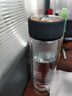 富光 男女士雙層玻璃杯 水杯 支持團(tuán)購定制 304杯子泡茶杯400ML黑 曬單實(shí)拍圖