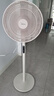 美的（Midea）【幸運(yùn)草安睡風(fēng)扇SE】直流變頻輕音家用立式遙控電風(fēng)扇柔風(fēng)落地扇臺式桌面大風(fēng)量一級能效輕羽扇 曬單實拍圖