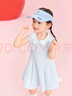 笛莎（DEESHA）童裝兒童寶寶裙子2026年夏季新款韓版時(shí)尚女童polo連衣裙 清水藍 120 曬單實(shí)拍圖