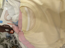小藍(lán)象（hinos）兒童速干排汗九分套裝家居服可外穿 蜜合黃-短袖9分褲套裝  120 曬單實(shí)拍圖