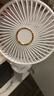 卡培登6寸USB小風(fēng)扇/電風(fēng)扇桌面/小電扇/小臺扇便攜迷你手持夾子睡眠小風(fēng)扇辦公室宿舍桌面戶(hù)外可用 白色 曬單實(shí)拍圖