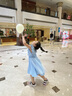 迪士尼艾莎女童公主連衣裙子女童夏裝夏季2025新款新品連衣裙兒童衣服 曬單實拍圖