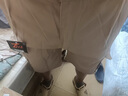 伍迪丹頓（WODYDATON）純棉工裝四五分短褲男夏季運動(dòng)休閑多口袋寬松潮牌耐臟耐磨中褲子 卡其色 2XL 曬單實(shí)拍圖