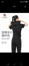駱駝（CAMEL）跑步健身兩件套女休閑修身彈力透氣套裝 Y24BASLU013 幻影黑 S 曬單實(shí)拍圖