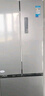 美的（Midea）417法式多門(mén)四開(kāi)門(mén)60cm超薄零嵌入式雙變頻小戶型無(wú)霜電冰箱 MR-417WFPE 流蘇銀 家電國(guó)家補(bǔ)貼20% 曬單實(shí)拍圖