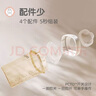 HEGEN海格恩奶瓶PPSU防脹氣防嗆仿母乳易離乳原裝進(jìn)口白色240ml3-6個月 曬單實拍圖
