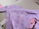 湯尼倍兒【舒絨棉】嬰兒分體套裝冬季秋衣秋褲可開(kāi)扣女寶寶高腰護(hù)肚兩件套 淺紫色 /全開(kāi)扣 73 cm 曬單實(shí)拍圖
