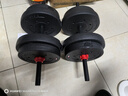 李寧啞鈴男士可調(diào)節(jié)健身器材杠鈴套裝家用亞玲快速可拆卸包膠40kg 曬單實(shí)拍圖