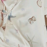 果殼（Gukoo）睡衣女夏季新款清涼冰絲小貝殼滿(mǎn)印舒適女士家居服套裝 杏仁白 M  曬單實(shí)拍圖