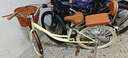永久（FOREVER）自行車(chē)青少年學(xué)生單速變速通勤車(chē)城市上班代步淑女低跨度腳踏單車(chē) 復(fù)古米黃 變速 尊貴版彩胎 24寸【推薦身高150-175cm】 曬單實(shí)拍圖
