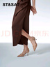 St&Sat/星期六網(wǎng)紅鉚釘高跟鞋2025春季新款優(yōu)雅百搭氣質(zhì)單鞋SSD1114467 31杏粉/杏色 37 曬單實(shí)拍圖