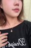 紀(jì)思梵（CHEESEFAN）時尚飾品項鏈女桃花小眾鎖骨鏈七夕情人節(jié)生日紀(jì)念日禮物送女友 項鏈 曬單實拍圖