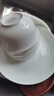 斯凱綈（Sky Top）碗盤(pán)碟陶瓷骨瓷餐具套裝家用喬遷飯碗盤(pán)子4人份純白8頭 曬單實(shí)拍圖
