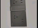 施耐德電氣五孔插座帶開(kāi)關(guān) 86型暗裝一開(kāi)五孔插座面板 皓呈 薄霧灰色 曬單實(shí)拍圖