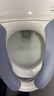 Imakara廁所抗菌馬桶墊防水硅膠坐便圈家用馬桶圈四季通用坐墊套貼粘貼式 曬單實(shí)拍圖