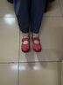 Pansy盼喜日本瑪麗珍女鞋寬松舒適單鞋輕便防滑鞋7700 紅色 36  曬單實(shí)拍圖
