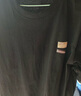 名創(chuàng)優(yōu)品（MINISO）短袖男純棉休閑寬松夏季圓領(lǐng)百搭青少年潮流半袖t恤 酒紅 M 曬單實拍圖