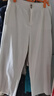 皮爾卡丹（pierre cardin）品牌亞麻闊腿褲女高腰垂感直筒褲百搭顯瘦棉麻休閑褲 亞麻本色(少量) 2XL【建議145-165斤】 曬單實(shí)拍圖