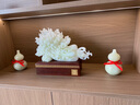 郎凱丹頓天然玉石白菜擺件招財家居客廳玄關(guān)酒柜裝飾擺件公司開(kāi)業(yè)喬遷禮品 財源滾滾QC6（長(cháng)約32cm) 曬單實(shí)拍圖