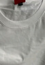 查爾斯桃心長(cháng)袖T恤男女同款情侶款純棉簡(jiǎn)約風(fēng)純色百搭青年上衣 白色 XL 曬單實(shí)拍圖