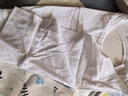 三槍（2件裝）女中老年媽媽衫純棉短款春夏薄款大碼打底汗衫小背心 特白2件 XL (170/95) 曬單實(shí)拍圖