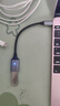 適用筆記本MacBook air蘋果電腦轉(zhuǎn)換器type-c轉(zhuǎn)USBu盤轉(zhuǎn)接頭ipad接鼠標(biāo)鍵盤網(wǎng)線 OTG(帶燈款typec轉(zhuǎn)usb） 灰色 曬單實拍圖