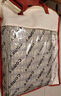 無印良品100%純棉四件套 床上用品全棉床單枕套被套200*230cm1.5/1.8米床暮落灰格 曬單實(shí)拍圖