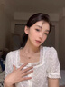 Cindy Kelly高級999銀項鏈女輕奢實(shí)用精致鎖骨鏈送老婆結婚紀念生日禮物女生 玫瑰金【送老婆女友實(shí)用高檔】 曬單實(shí)拍圖
