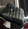 The North Face北面羽絨服男戶外保暖高蓬蓬鵝絨89ZR 綠色/21L L 曬單實拍圖