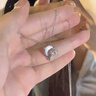 老鳳祥S925純銀海豚戀人項鏈女輕奢小眾設計生日七夕情人節(jié)禮物送女友 【老鳳祥禮盒】海豚戀人項鏈*玫 曬單實拍圖