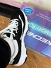 斯凱奇（Skechers）奧利奧熊貓鞋丨老爹鞋女經(jīng)典黑白復(fù)古春夏輕便潮流增高運動休閑鞋 【女款】黑色/白-BKW 37.5 曬單實拍圖