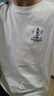 京東京造兒童t恤男5A抑菌新疆棉圓領(lǐng)衣服男裝打底衫印花 白色160 曬單實(shí)拍圖
