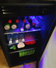 新飛（frestec）冰吧冷藏柜 歐式恒溫紅酒柜酒店家用電冰箱迷你小型單門辦公室保鮮展示留樣茶葉飲料藥品柜 118升黑內(nèi)膽【冷藏+微冷凍+帶燈+帶鎖】 曬單實(shí)拍圖