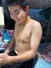 奧齊萊999足金雙面佛頭項(xiàng)鏈大款黃金金珠編織掛鏈吊墜金鏈子男女 30g大號佛頭項(xiàng)鏈 曬單實(shí)拍圖