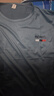 爵少（JUESHAO）夏季上班工作服耐磨耐臟短袖T恤男士衣服便宜冰絲速干半袖打底衫 【2件裝】霧藍+黑色 短袖 2XL 【120-145斤】 曬單實(shí)拍圖