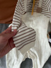 巴拉巴拉童裝新生兒寶寶連體衣滿月服爬服嬰兒2025男童女童背帶假兩件春裝 咖色調(diào)00355 73cm 曬單實(shí)拍圖