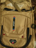 馨護士110超大容量登山戶(hù)外行李漁具背包出差務(wù)工返鄉打工旅行雙肩包 1067#卡其色 72*40*19 曬單實(shí)拍圖