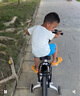 永久（FOREVER）兒童自行車寶寶腳踏車兒童折疊自行車3-8歲童車14寸一體輪 曬單實(shí)拍圖