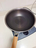 炊大皇 炒鍋 易潔0氟鈦陶瓷平底家用炒菜鍋32cm 磁爐通用鈦陶TT32CG 曬單實(shí)拍圖