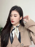 CRANTA KOMEIA真絲絲巾女100%桑蠶絲春季小方巾圍脖領(lǐng)巾媽媽生日禮物送女友老婆 米白 高級感送女朋友愛(ài)人實(shí)用高檔 曬單實(shí)拍圖