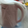 美的（Midea）電熱水壺家用電水壺?zé)畨?雙層防燙 0涂層食品級(jí)304不銹鋼 1500W快速沸騰 1.7L大容量 HJ1705 曬單實(shí)拍圖