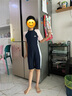 安踏（ANTA）安踏兒童泳衣新款女童連體平角學(xué)生專業(yè)訓(xùn)練中大童游泳衣藍(lán)粉150 曬單實(shí)拍圖
