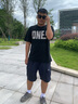 馬克華菲休閑短褲男士夏季新款寬松冰絲工裝褲男寬松直筒中褲五分褲子男褲 曬單實拍圖