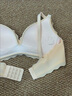 莫代爾 無痕內(nèi)衣女小胸聚攏上托收副乳薄款夏季性感無鋼圈少女生文胸罩 AMN灰紫色+膚色(兩件裝) 80A (95) 薄款透氣 曬單實拍圖