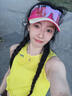 FYUT戶外運(yùn)動(dòng)跑步背心健身馬拉松套裝2025新款女透氣速干排汗無袖上衣 黃綠色 M 曬單實(shí)拍圖